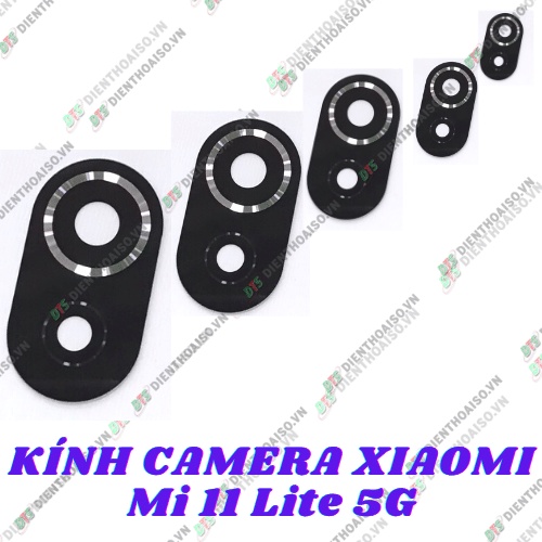 Mặt kính camera xiaomi mi 11 lite có sẵn keo dán