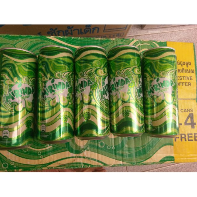 Thùng Mirinda bạc hà 24 lon x 330ml- Hàng Nhập Khẩu-Nước ngọt