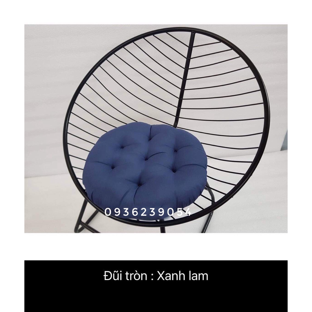 Đệm ngồi bệt hình tròn Vải đũi chất liệu đẹp giá phải chăng
