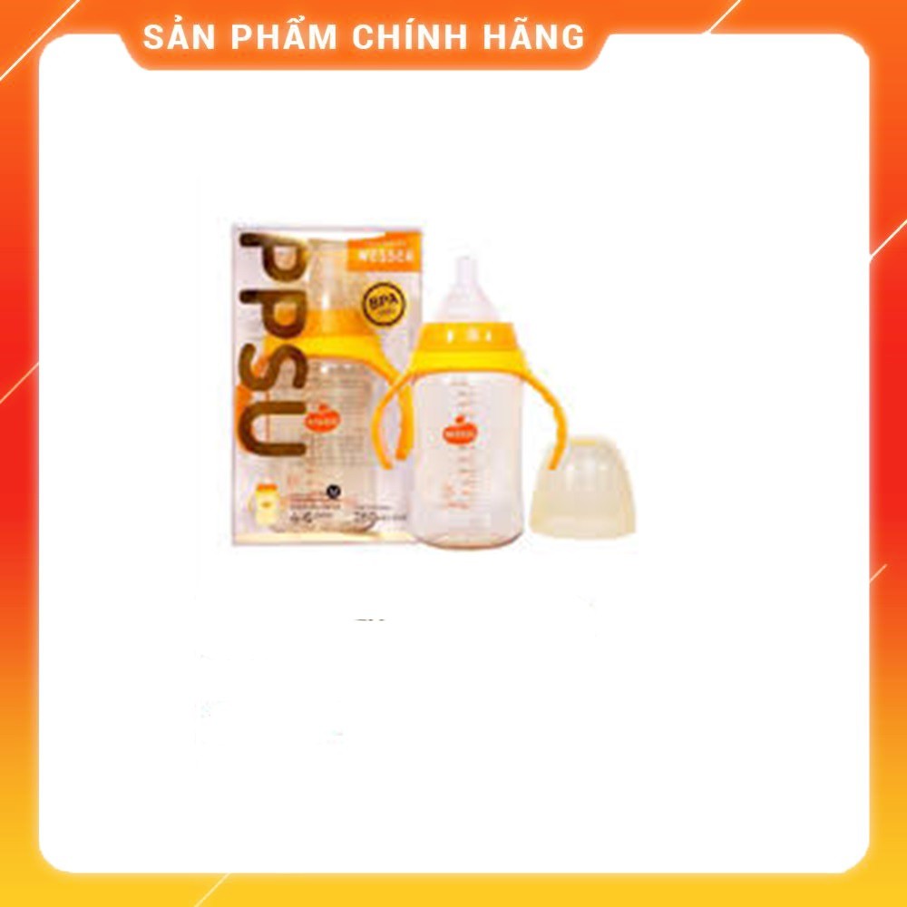 Bình Sữa PPSU Wesser ( 60ml,140ml,250ml/bình cổ hẹp hoặc 180ml,260ml/bình cổ rộng)