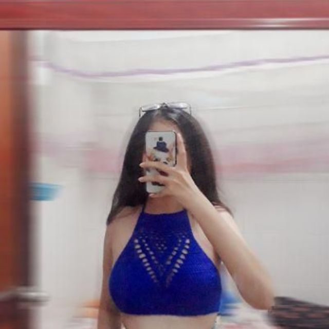 yếm cổ V ( hình thật )