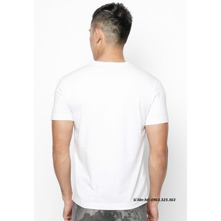Áo thun nam cotton cổ tim