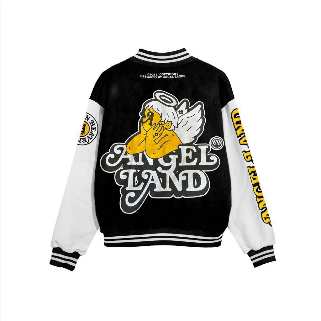 ÁO KHOÁC HOODIE NÚT BẤM BÓNG CHÀY ANGEL LAND SIÊU HOT TH