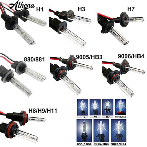 2 Bóng Đèn Xenon Hid H1 H3 H7 H8 / H9 / H11 9005 / Hb3 9006 / Hb4 880 / 881 55W Cho Xe Hơi