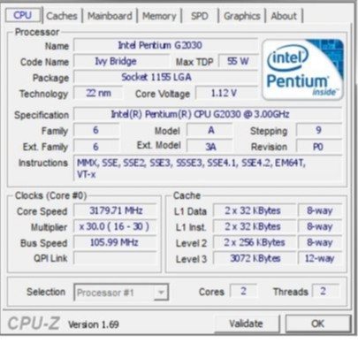 Cpu socket 1155 mã g2030 cho H61 B75 | BigBuy360 - bigbuy360.vn