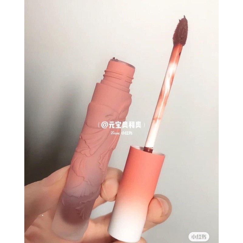 [FREE SHIP] Son Kem lỳ Gogo Nơ Pink 809 Đỏ nâu