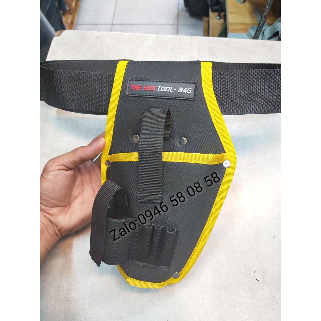 Túi đựng máy khoan pin đeo hông TGTB-Y2Yellow cao cấp