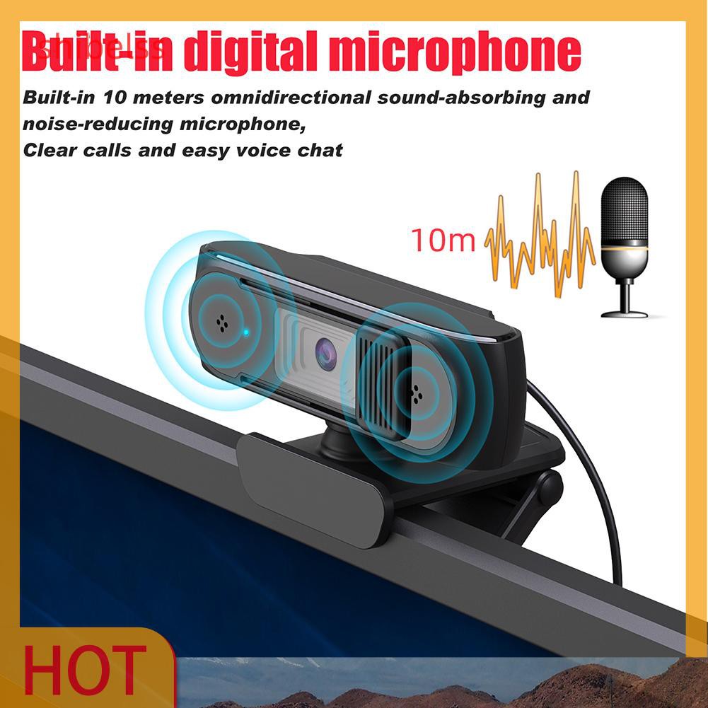 Webcam Shibelss S2 1080p Hd Tích Hợp Micro + Vỏ Bảo Vệ Riêng Tư