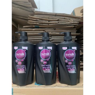 Dầu gội Sunsilk óng Mượt Rạng Ngời 900g(mầu đen)