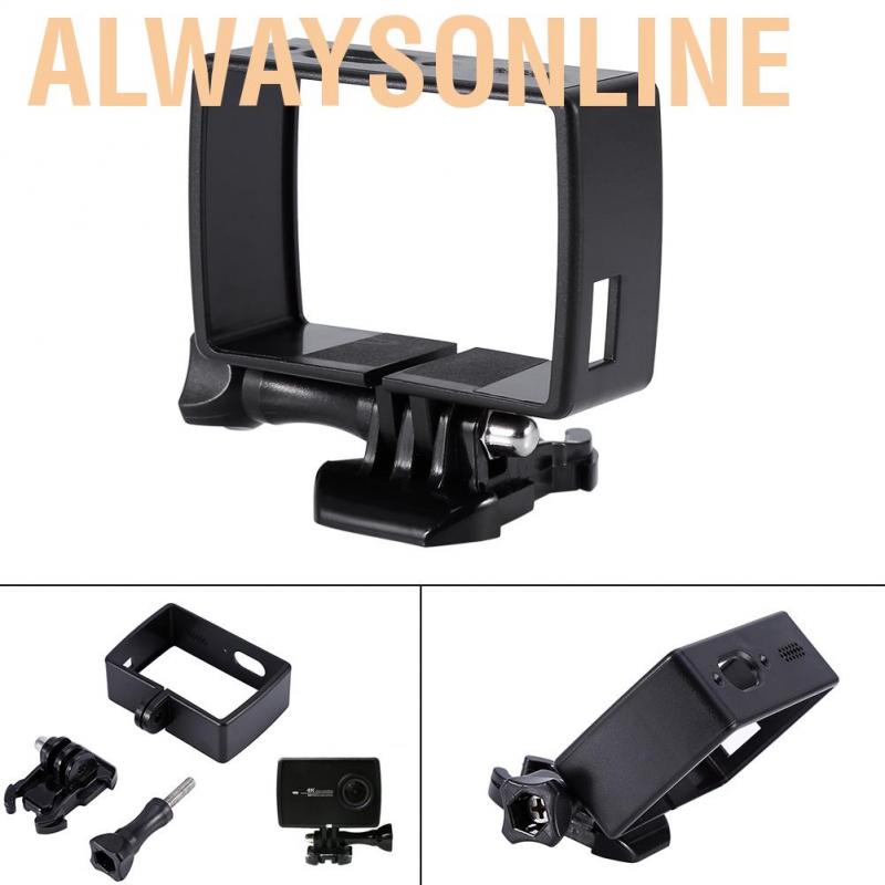 Alwaysonline Housing Side Mount Protect Frame Case With Adapter For Xiaomi YI 4K XiaoYi 2