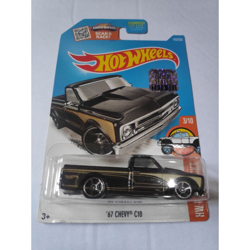 Hot Wheels Mô Hình Đồ Chơi Xe Tải Fs 2016 67 Chevy C10 Zamac