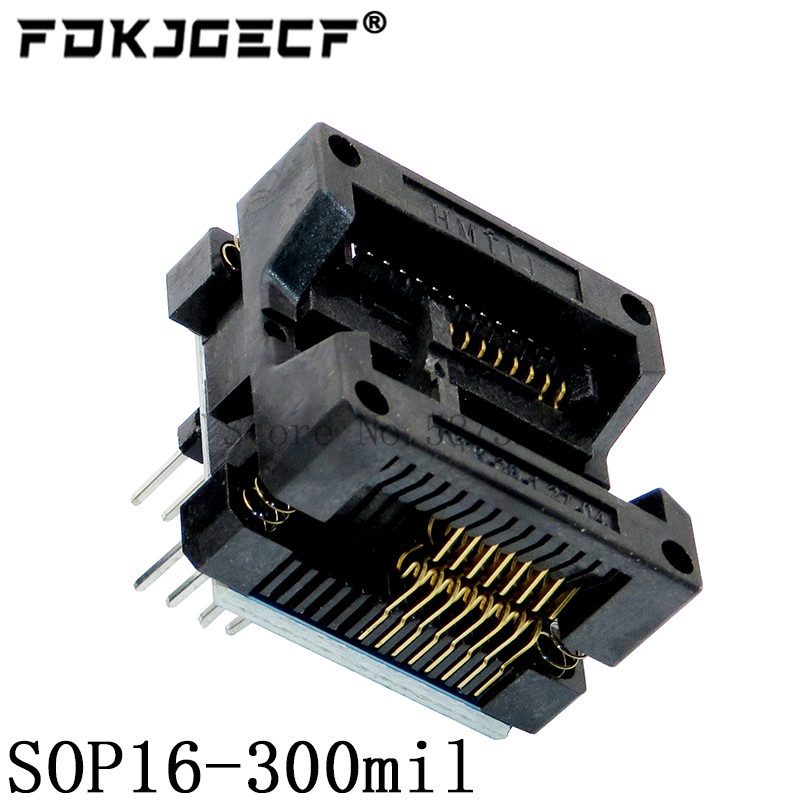 Bộ Điều Hợp SOP16 Sang DIP8 Rộng 150mil 200mil 208mil 300mil SOP8 Cho EZP2010 EZP2013 CH341A IC