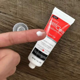 Gel chấm mụn Neutrogena Rapid Clear Stubborn Acne Spot Gel 28g của Mỹ