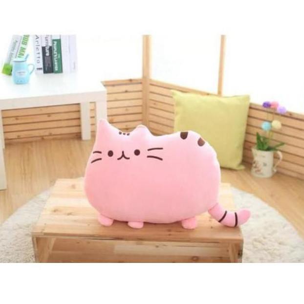 Gối Nằm Mềm Mại Hình Mèo Pusheen 60x30cm