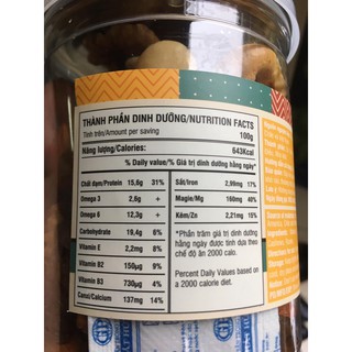 Hạt hỗn hợp HEALTHY MIX 240GR (óc có, hạnh nhân, macca, hạt điều, nho khô)