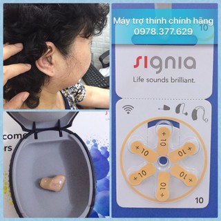 Pin máy trợ thính Signia số 10