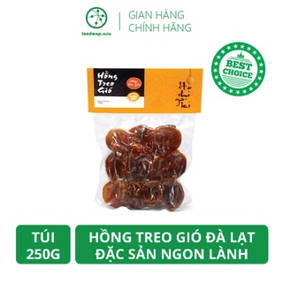 Hồng Treo Gió Đà Lạt (Hồng Trứng) Đặc Sản Ngon Lành - Gói 250 Gram (Không Hộp) - FoodMap