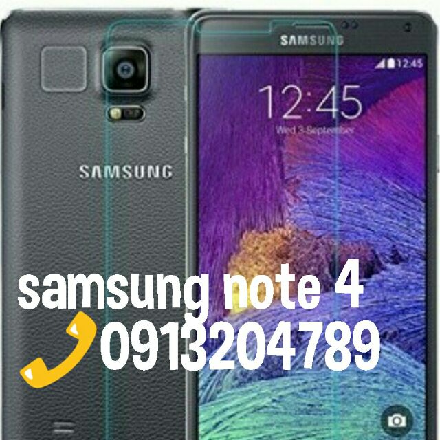 bộ 3 dán kính cường lực samsung note 4