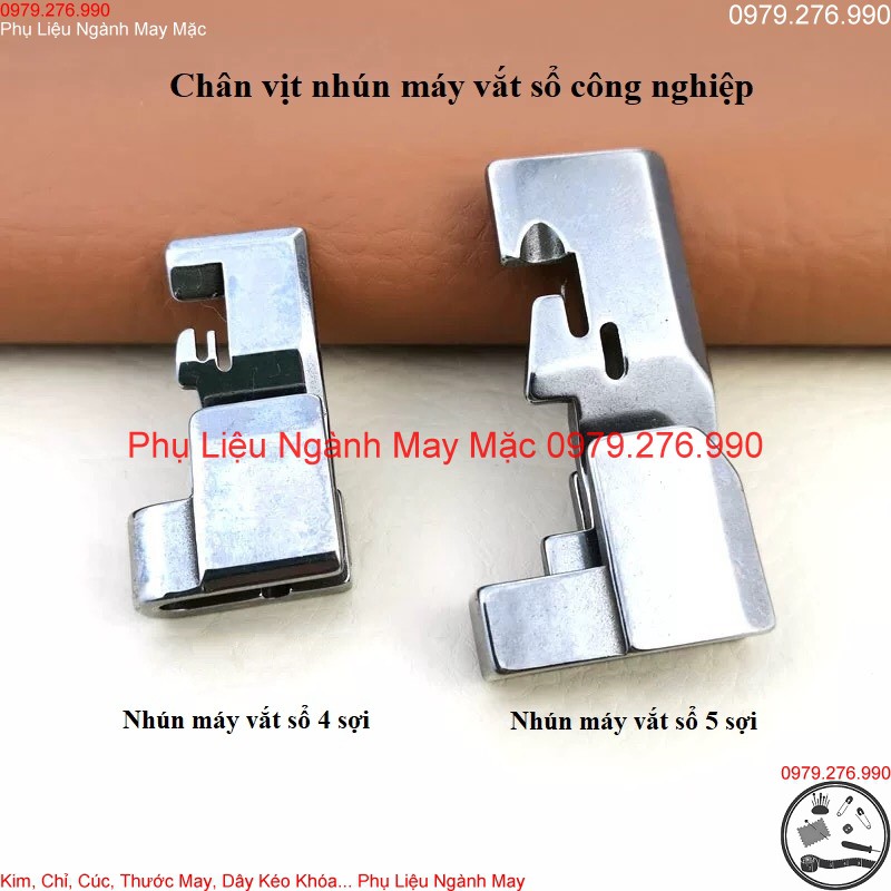 Chân vịt nhún máy vắt sổ công nghiệp