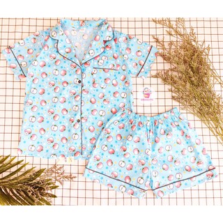 ĐỒ BỘ NGỦ MẶC NHÀ KIỂU PYJAMA NGẮN