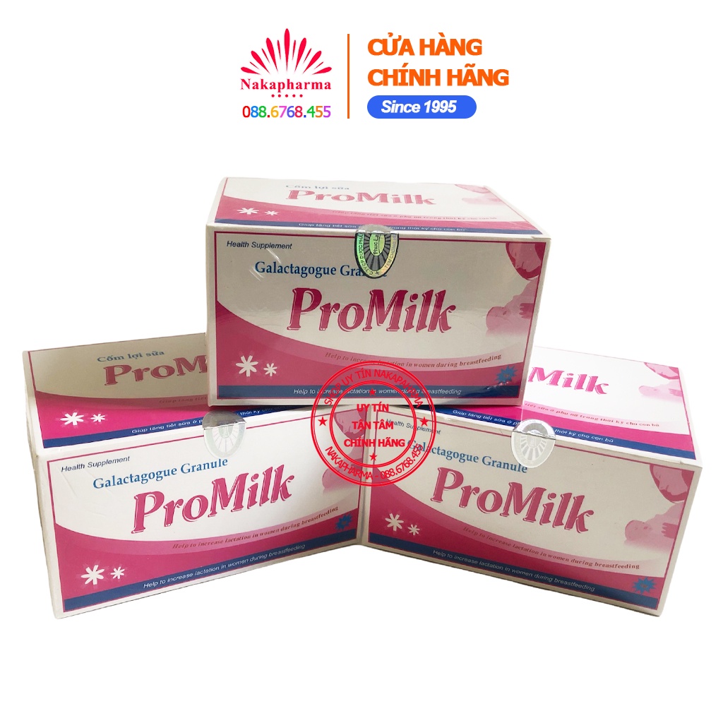 Cốm lợi sữa Promilk – Giúp tăng tiết sữa, chất lượng sữa, làm mát sữa, cung cấp dinh dưỡng và kháng thể cho bé