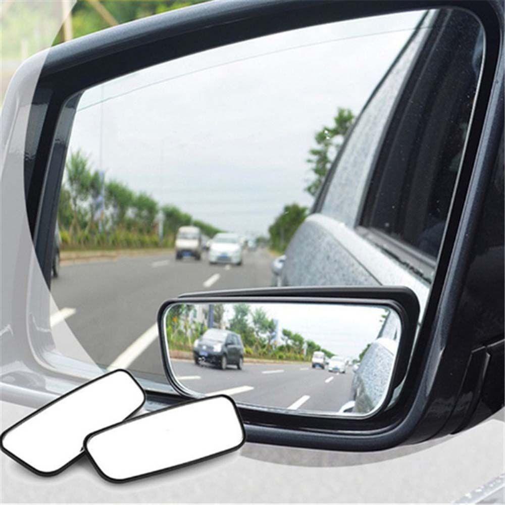Set 2 gương loại bỏ điểm mù MMULCK gắn gương chiếu hậu xe hơi góc rộng xoay 360 độ điều chỉnh được đa năng