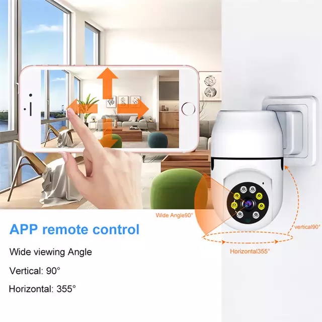 Camera wifi yoosee thiết kế độc đáo tích hợp chui cấm điện HK212 xoay 360° quay đêm có màu, đàm thoại 2 chiều