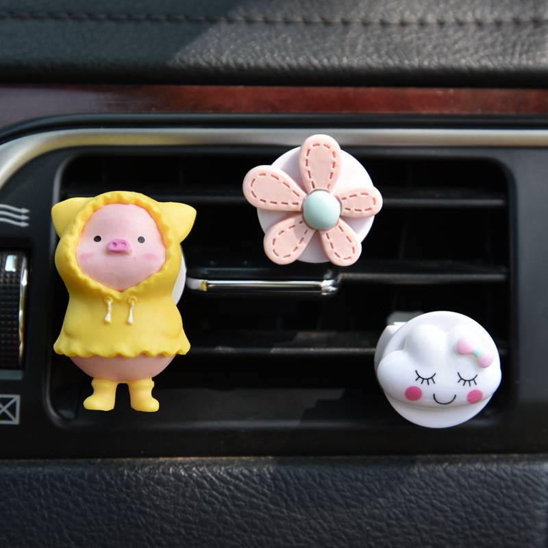 Sáp Thơm Oto Cài Cửa Gió Hình Chú Thỏ Cà Rốt Dễ Thương