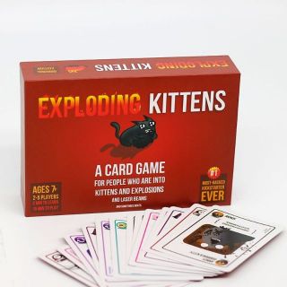 Bộ bài mèo nổ  Exploding kitten cơ bản, còn mới 100%.