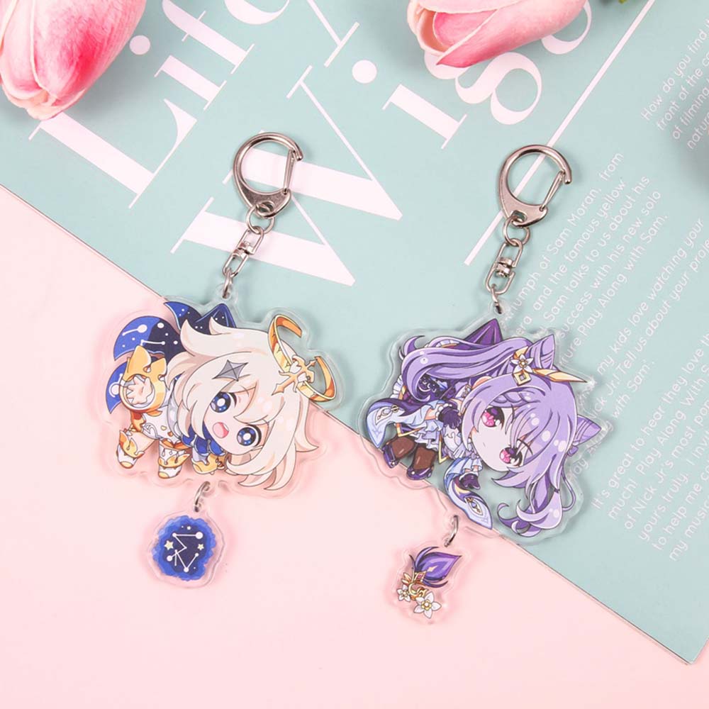 Móc Chìa Khóa Họa Tiết Hoạt Hình Anime Dễ Thương Bắt Mắt