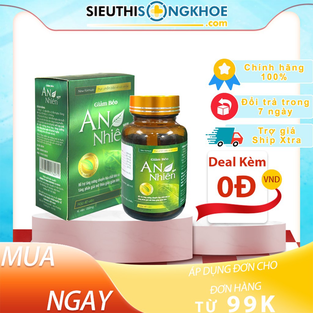 [CHÍNH HÃNG] THẢO DƯỢC GIẢM BÉO AN NHIÊN - thanh lọc cơ thể, giảm mỡ tức thì | BigBuy360 - bigbuy360.vn