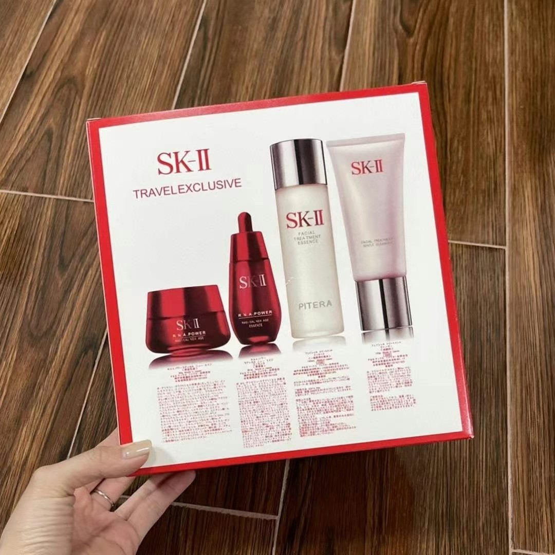 (Hàng Mới Về) Bộ 4 Món Mỹ Phẩm Chăm Sóc Da Sk-Ii