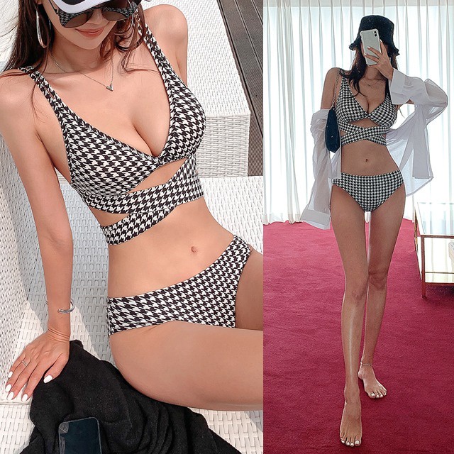 Bộ Đồ Bơi Freezoia Sweetglam Phong Cách Hàn Quốc