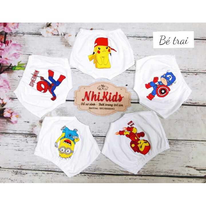 Set 5 Quần cotton mông thú BiBo