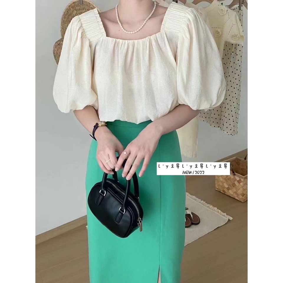 Áo dolltop cổ u
