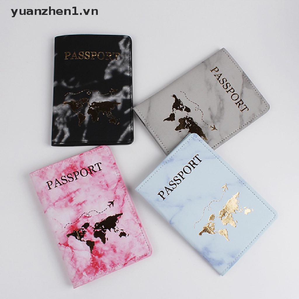 Ví Da PU Đựng Hộ Chiếu Thiết Kế Đơn Giản Tiện Dụng