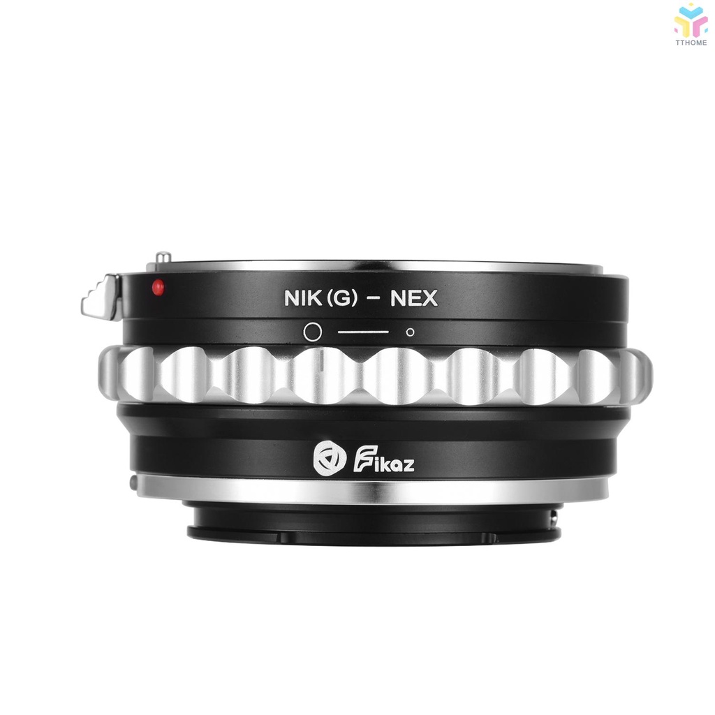 Ngàm Chuyển Đổi Ống Kính Fikaz Bằng Hợp Kim Nhôm Cho G / S / D Lens Sang Nex / E