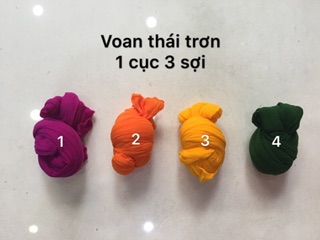 Vải  voan Thái ( voan loang 1 cuc 2 sợi)