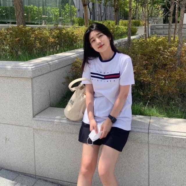 PASS tommy hilfiger trắng real bao check