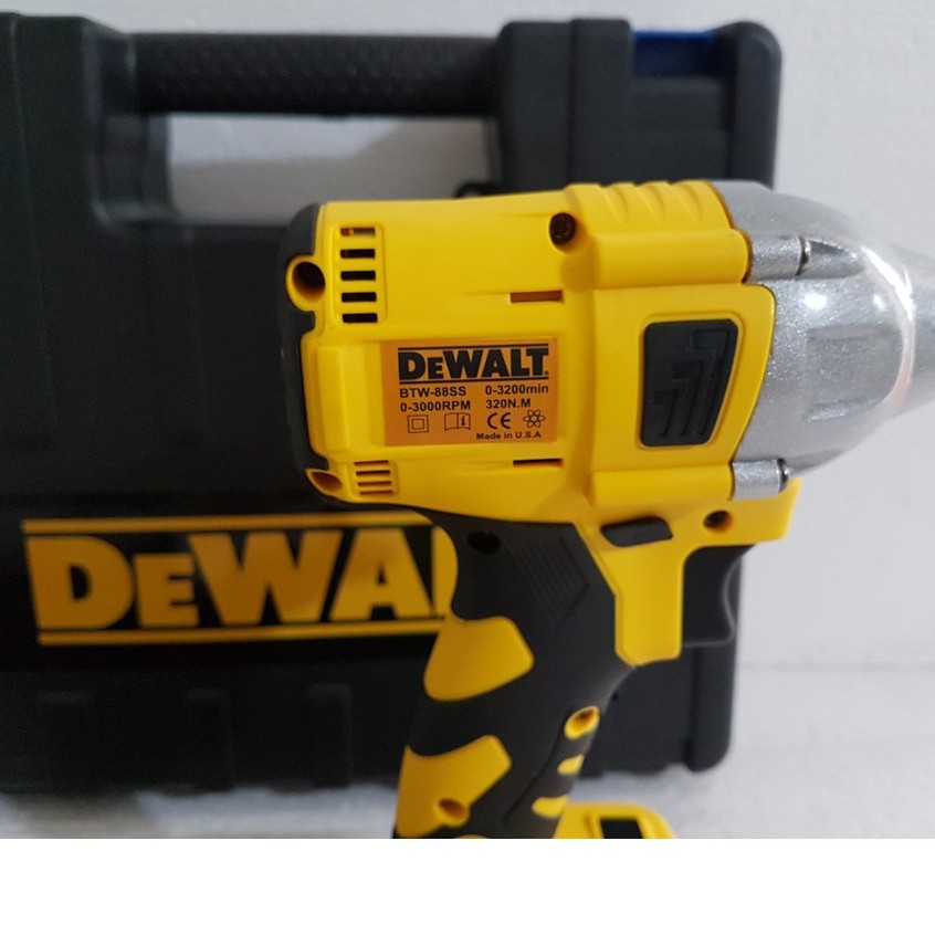 [MÁY MỚI] Máy Siết Bulong DEWALT 88V 2 pin 100% đồng - (TẶNG 1 Đầu khẩu 22mm) - Máy Siết Bu Lông , Máy Bắt Vít