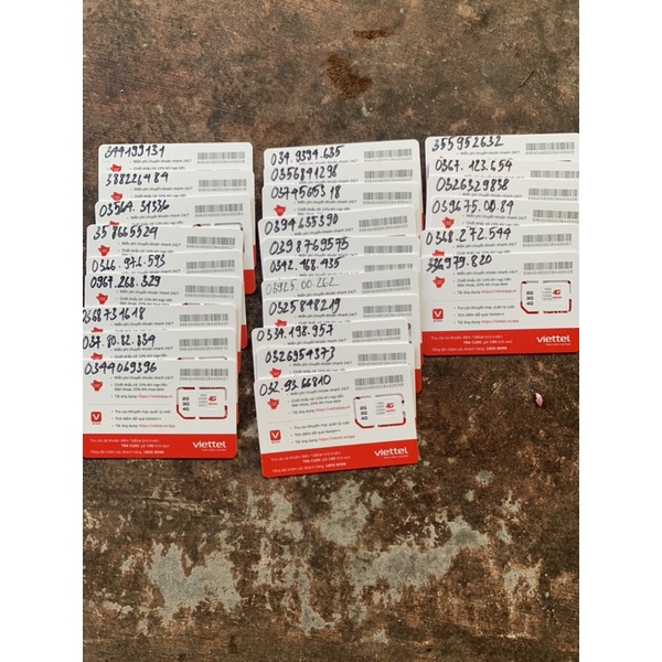 SIM VIETTEL dễ nhớ gánh, tiến, lặp