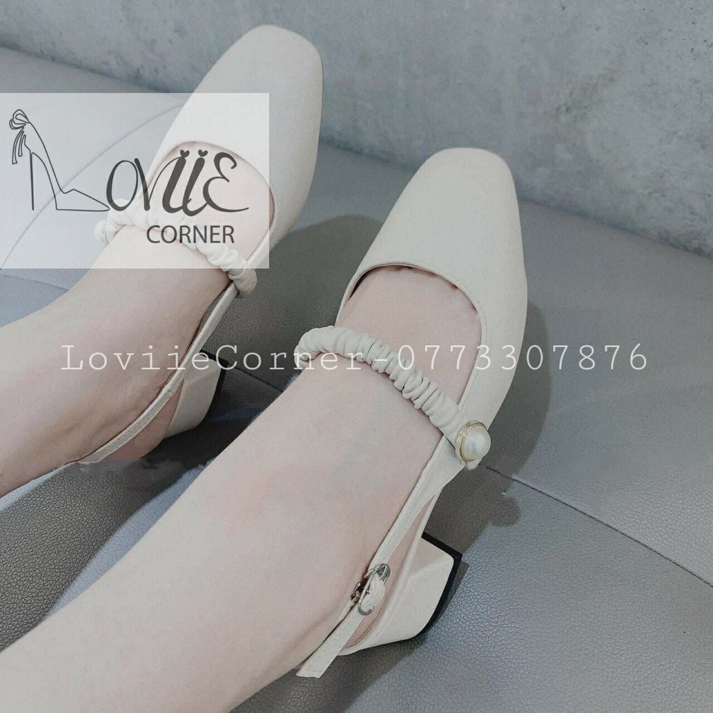 GIÀY CAO GÓT NỮ LOVIIECORNER - GIÀY BÍT MŨI THỜI TRANG - SANDAL BÍT MŨI - G211125