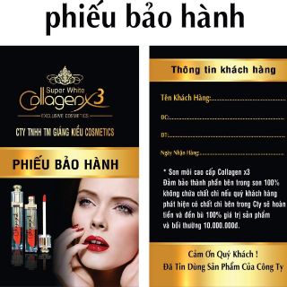 SON KEM SIÊU LÌ COLLAGEN X3