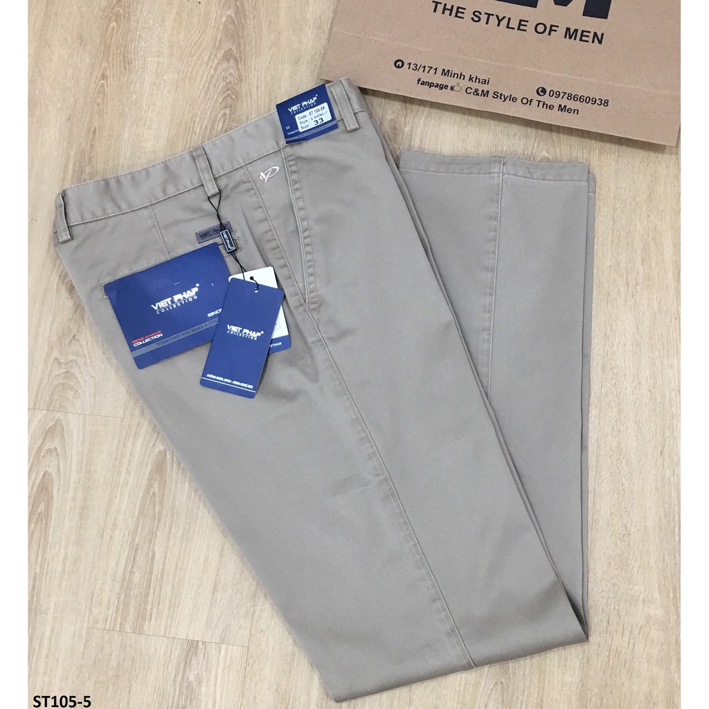 Quần kaki lụa nam ST-105