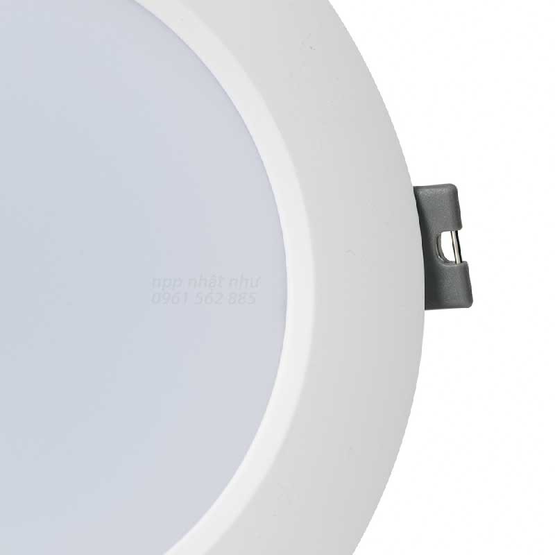 Đèn LED Âm trần Downlight Rạng Đông 90/7w Viền Trắng