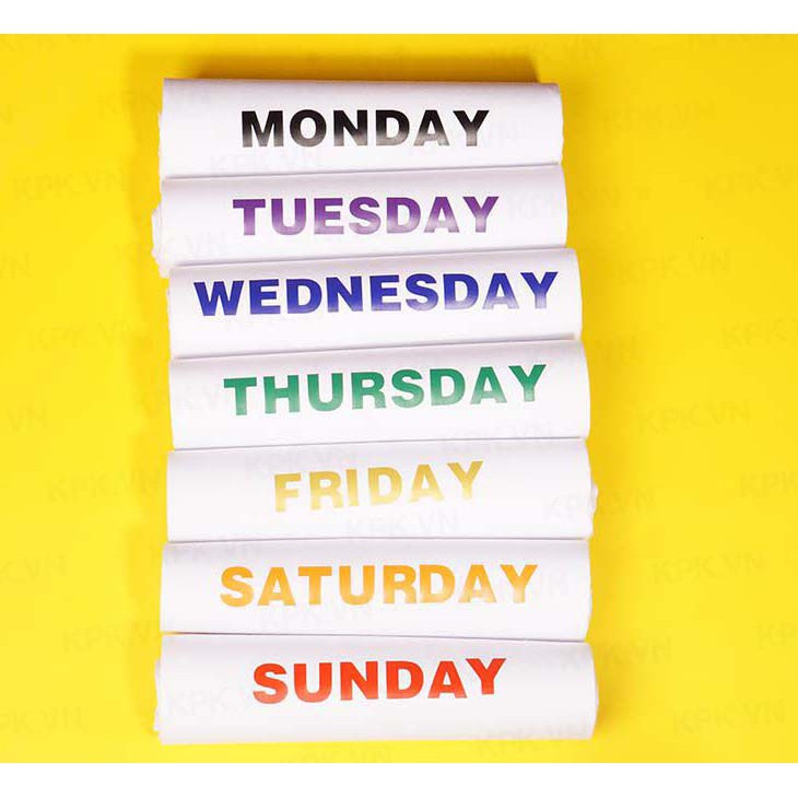 Áo Thun Trắng Unisex 7 Ngày