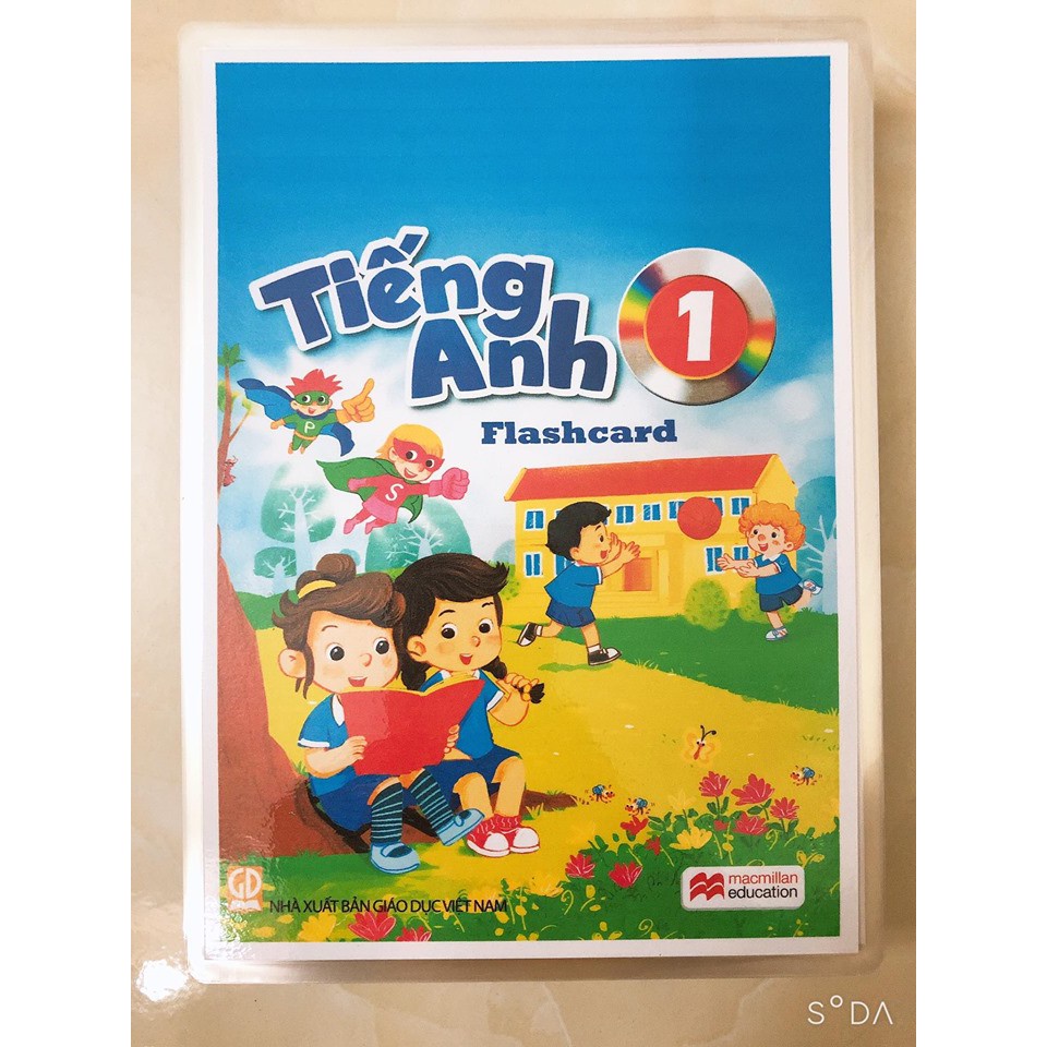 Flashcard lớp 12345 bộ giáo dục ép plastic (A5 2 mặt).