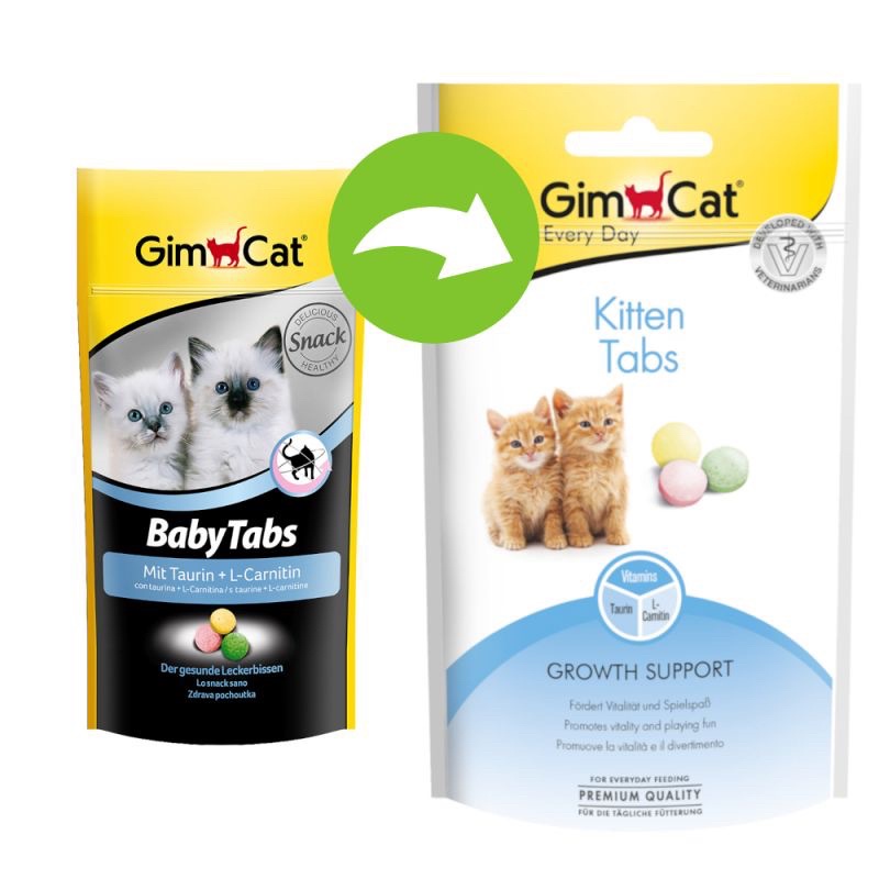Gimcat Kitten Tabs Vitamin cho mèo con dinh dưỡng tăng cân cho mèo Surica VG03 (40g)