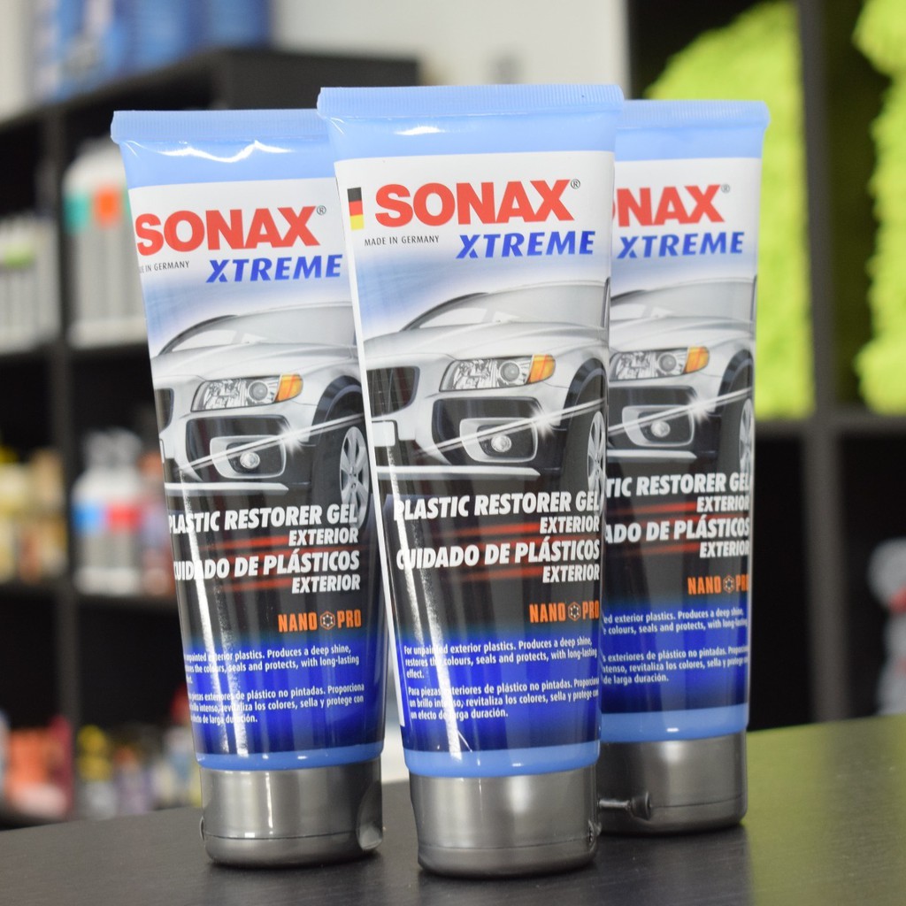 (Xe) Phục hồi và bảo dưỡng nhựa ngoài xe Sonax Xtreme Plastic Restorer NanoPro