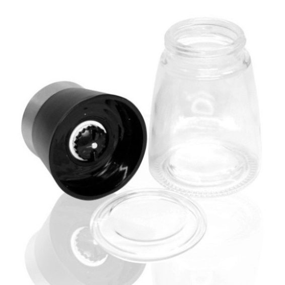 DỤNG CỤ NGHIỀN TIÊU CẦM TAY thủy tinh nắp INOX [BUÔN SỈ RẺ]